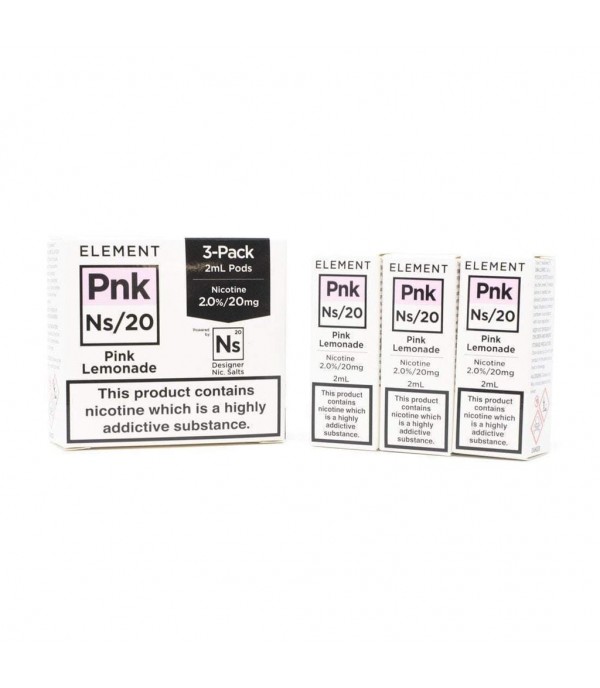 Element NS20 - Pink Lemonade E-Liquid Pods (3x2ml)