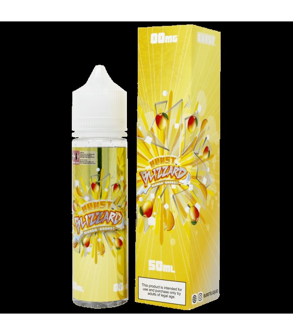 Burst Blizzard - Mango Brrrrst Premium Shortfill E-Liquid (50ml)