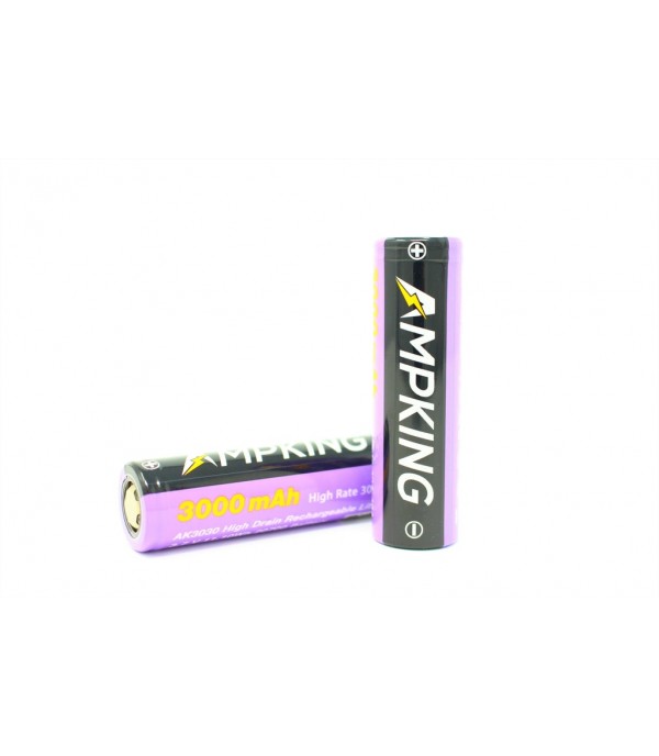 Ampking 20700 3000mAh 30-40A Rechargeable E-Cigarette Battery