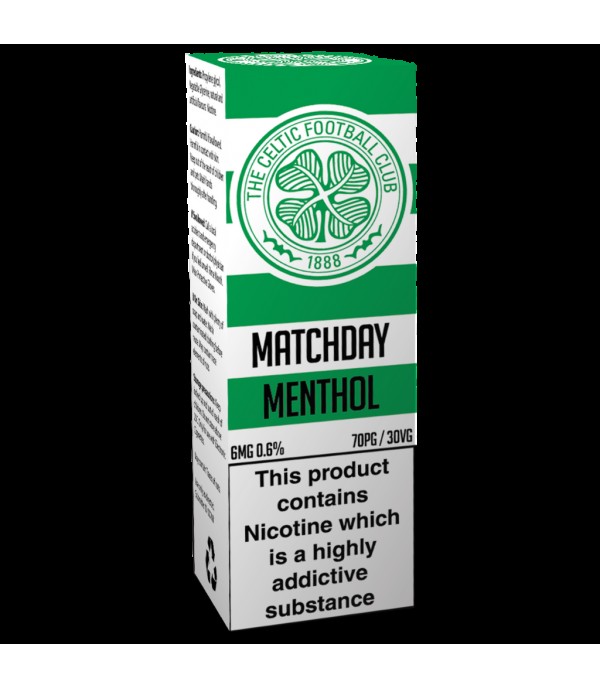 Celtic FC Licensed Products - Matchday Menthol E-Liquid (10ml)