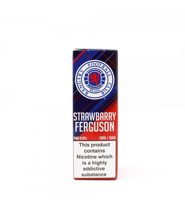 Rangers FC Licensed Products - Strawbarry Ferguson E-Liquid (10ml)