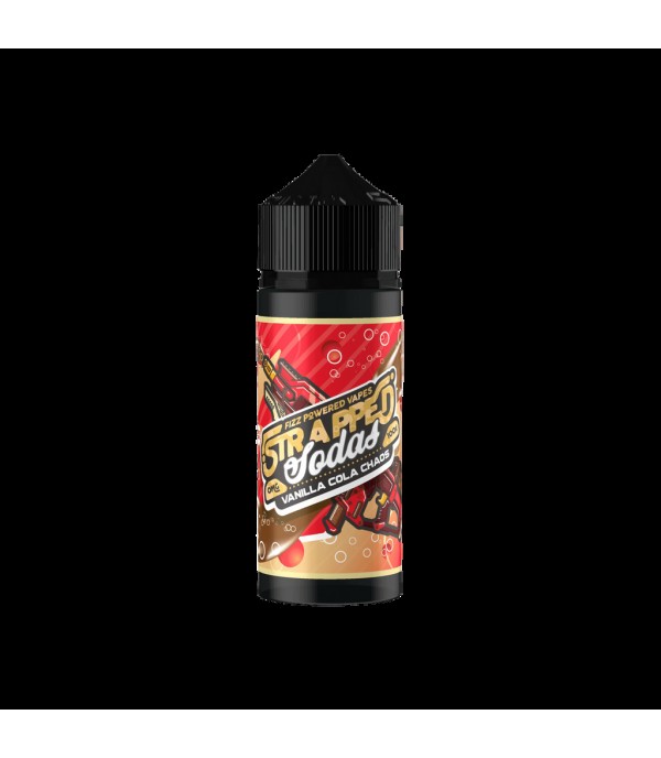 Strapped Sodas - Vanilla Cola Chaos Shortfill E-Liquid (100ml)