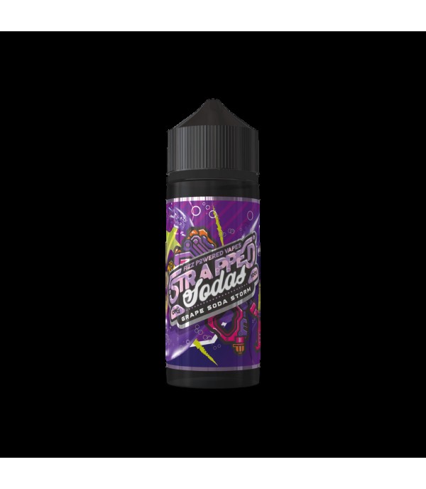 Strapped Sodas - Grape Soda Storm Shortfill E-Liquid (100ml)