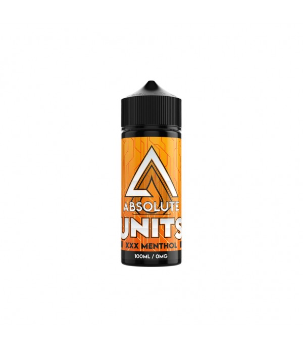 Absolute Units - XXX Menthol Shortfill E-liquid (100ml)