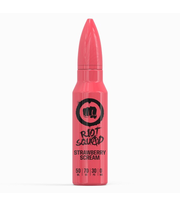 Riot Squad - Strawberry Scream Premium Shortfill E-Liquid (50ml)