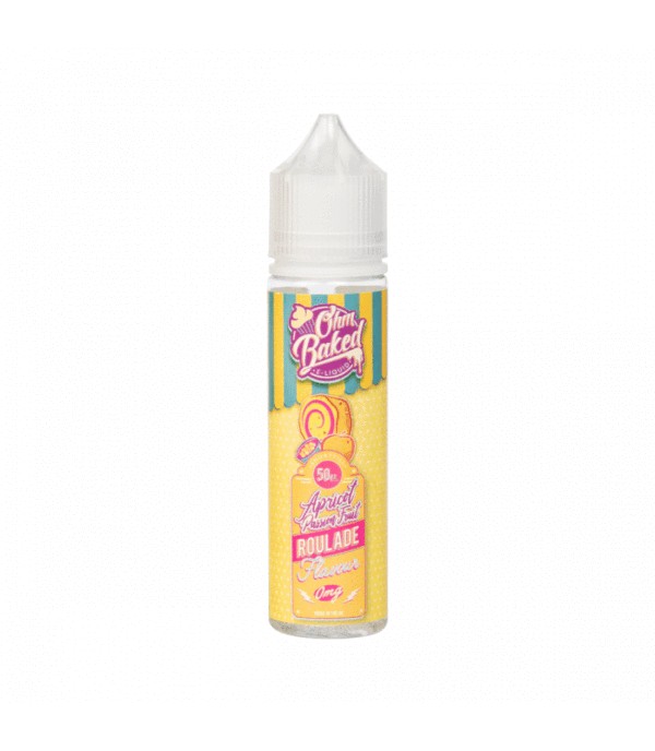 Ohm Baked - Apricot Passionfruit Roulade Shortfill E-liquid (50ml)