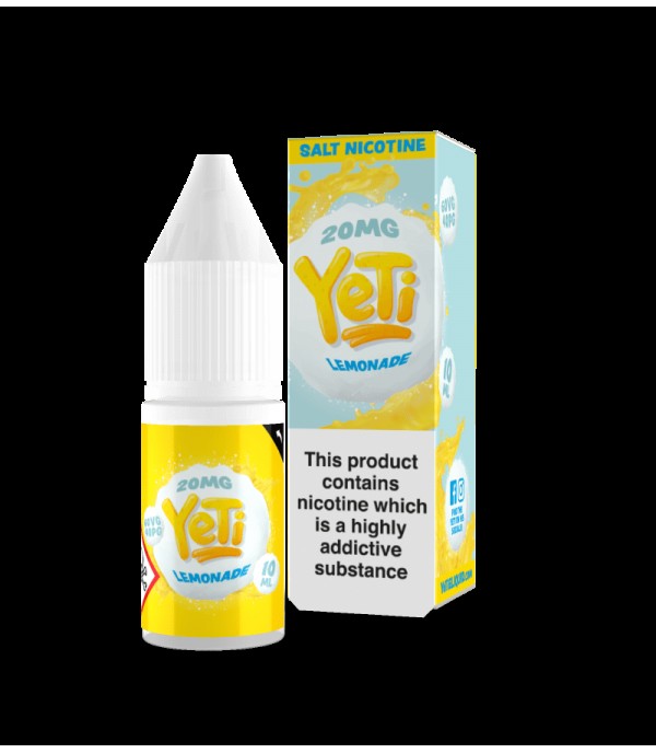 Yeti Salts - Lemonade 10ml Nic Salt E-Liquid