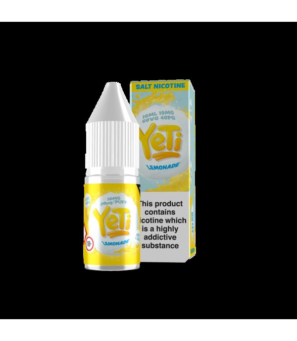 Yeti Salts - Lemonade 10ml Nic Salt E-Liquid