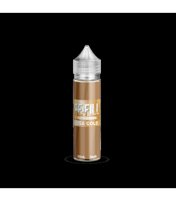 Re-fill - USA Gold Shortfill E-liquid (50ml)