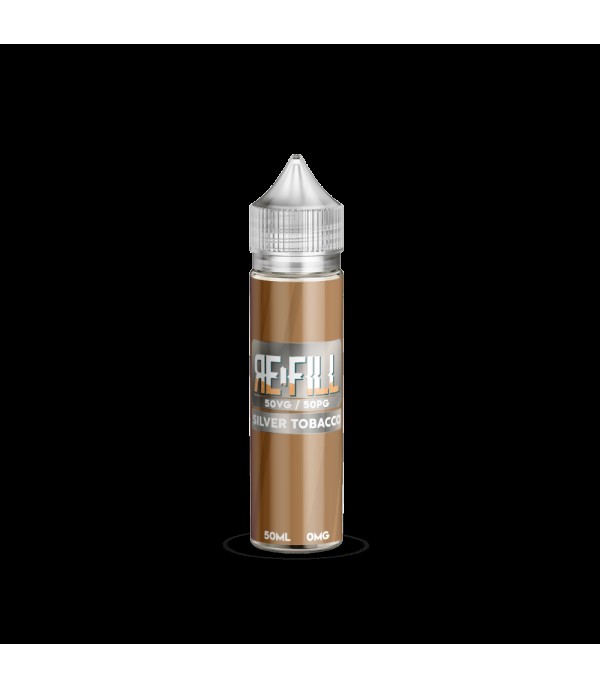 Re-fill - Silver Tobacco Shortfill E-liquid (50ml)