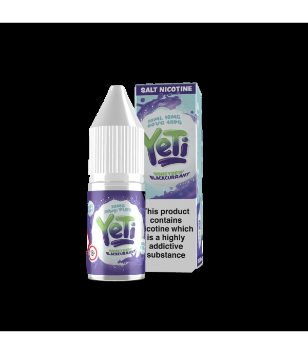 Yeti Salts - Honeydew Blackcurrant 10ml Nic Salt E-Liquid