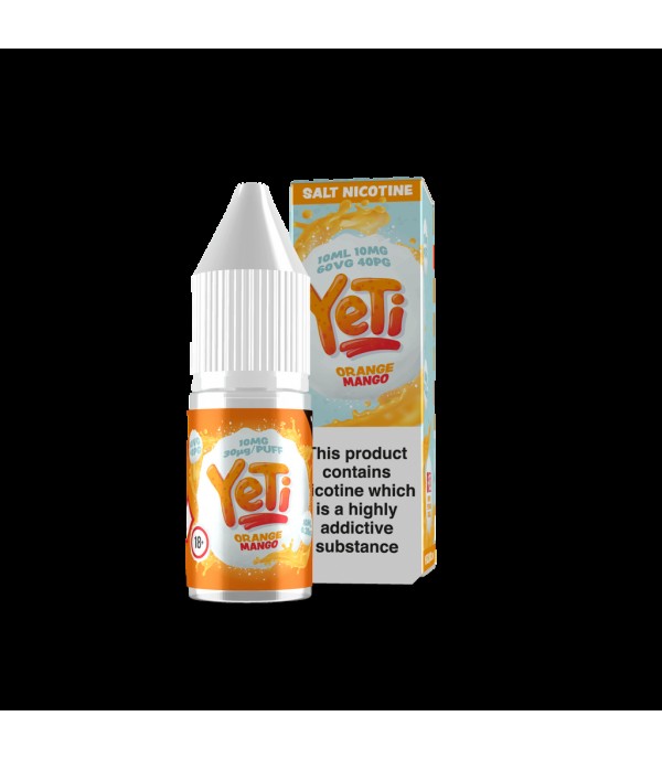 Yeti Salts - Orange Mango 10ml Nic Salt E-Liquid