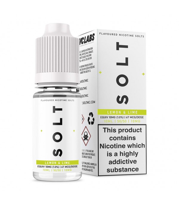 Solt E-Liquids - Lemon Lime - 10ml