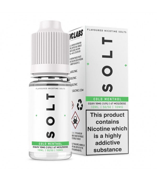 Solt E-Liquids - Cold Menthol - 10ml