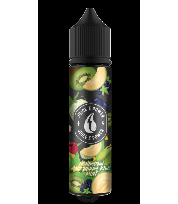 Juice N Power - Honeydew and Berry Kiwi Mint Shortfill E-Liquid (50ml)