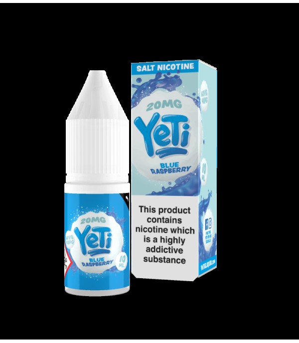 Yeti Salts - Blue Raspberry 10ml Nic Salt E-Liquid