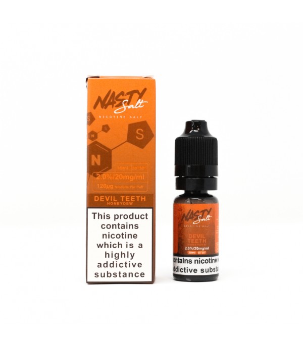 Nasty Salt - Devil Teeth 10ml Nic Salt E-Liquid