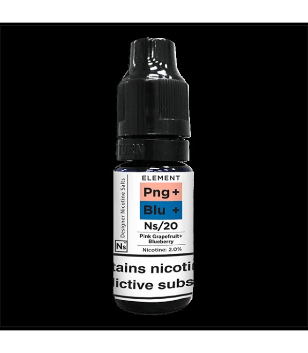 Element NS20 E-Liquids - Pink Grapefruit Blueberry - 10ml