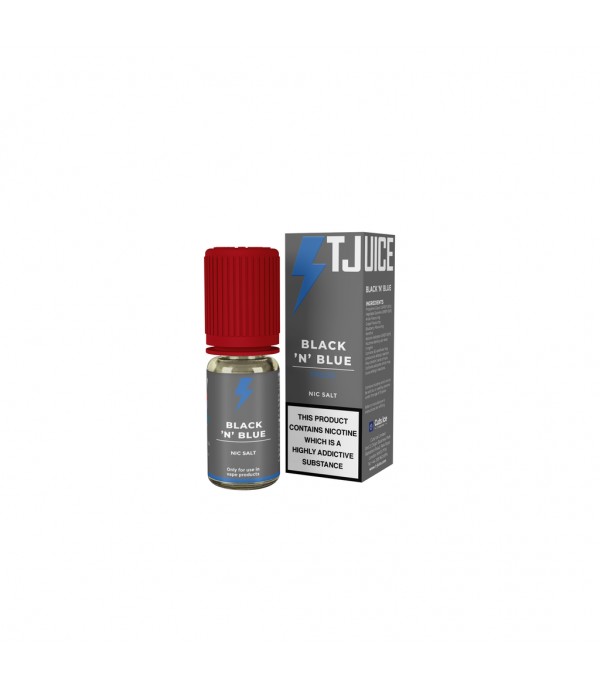 T-Juice Nic Salt - Black N Blue E-Liquid (10ml)