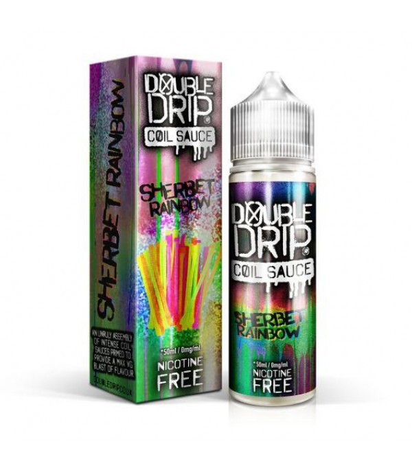 Double Drip -  Sherbet Rainbow Shortfill E-liquid (50ml)