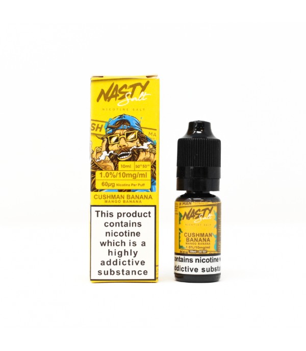 Nasty Salt - Cush Man Banana 10ml Nic Salt E-Liquid