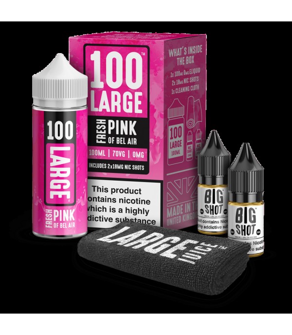 100 Large - Fresh Pink Of Bel Air Shortfill E-Liquid (100ml)