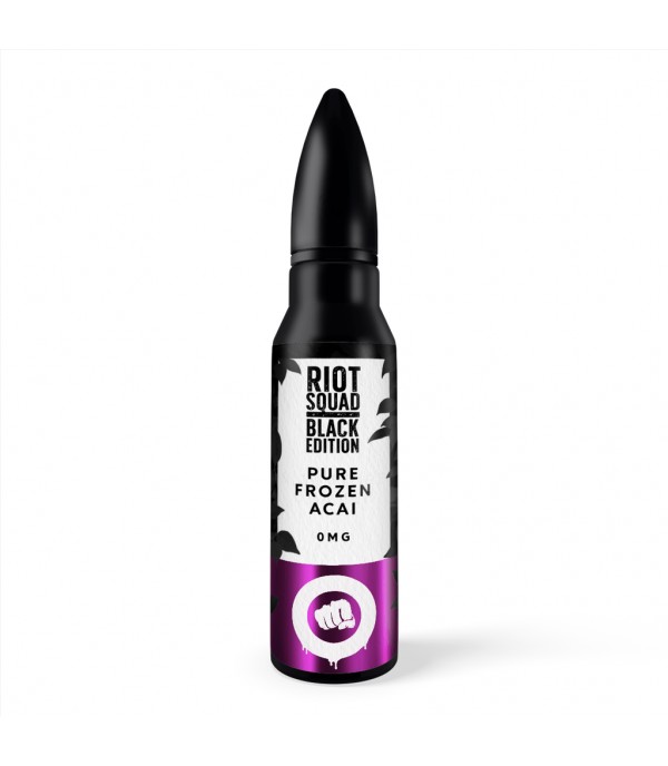 Riot Squad Black - Pure Frozen Acai Shortfill E-Liquid (50ml)