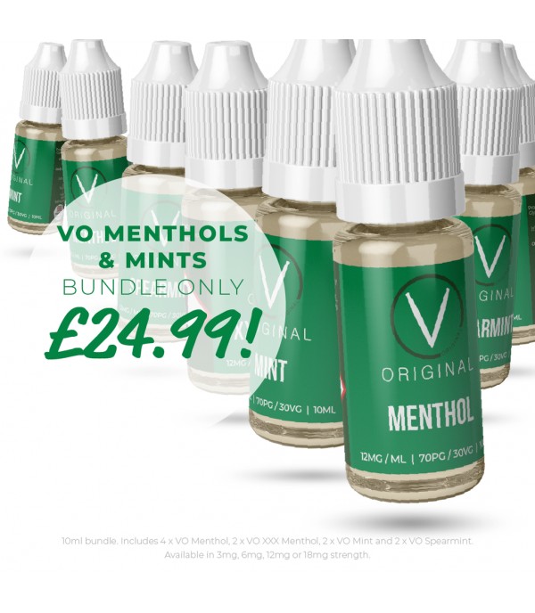 VO Mixed Menthol and Mints Bundle (10x10ml)