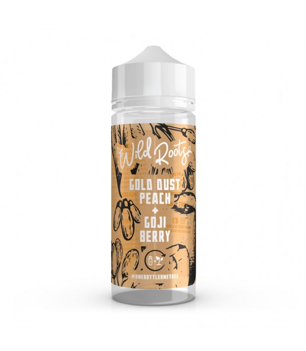 Wild Roots - Gold Dust Peach Shortfill E-Liquid (100ml)