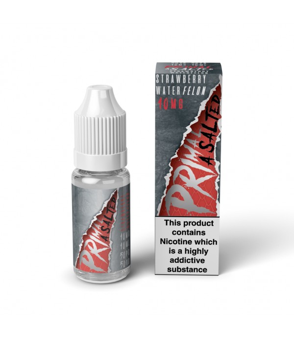 Primal Asalted - Strawberry Waterfelon 10ml Nic Salt E-Liquid