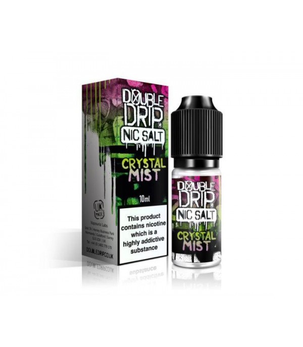 Double Drip Nic Salt E-Liquids - Crystal Mist - 10ml