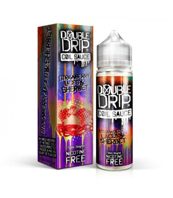 Double Drip -  Strawberry Laces & Sherbet Shortfill E-liquid (50ml)