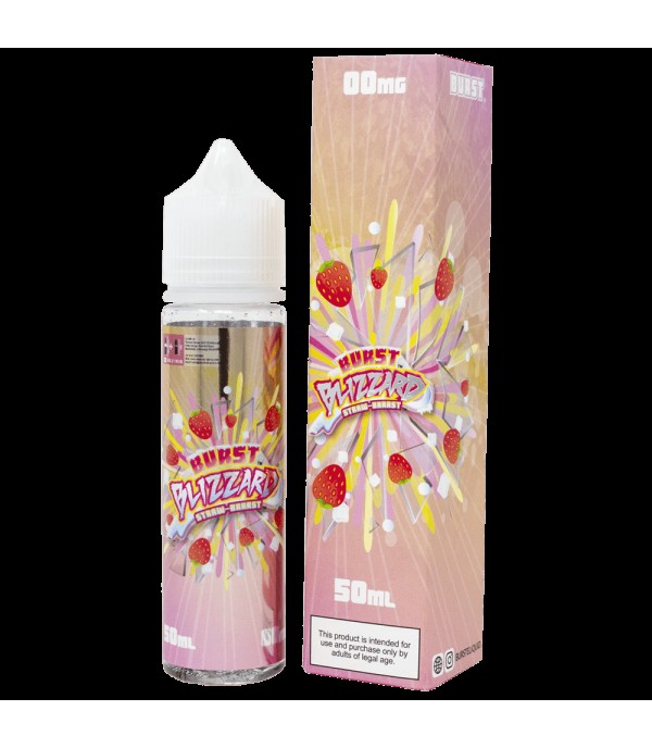 Burst Blizzard - Straw Brrrst Premium Shortfill E-Liquid (50ml)