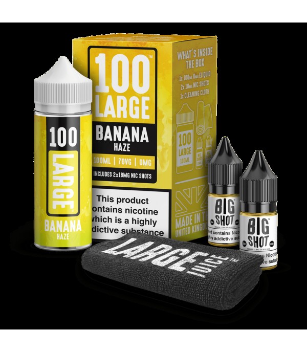 100 Large - Banana Haze Shortfill E-Liquid (100ml)