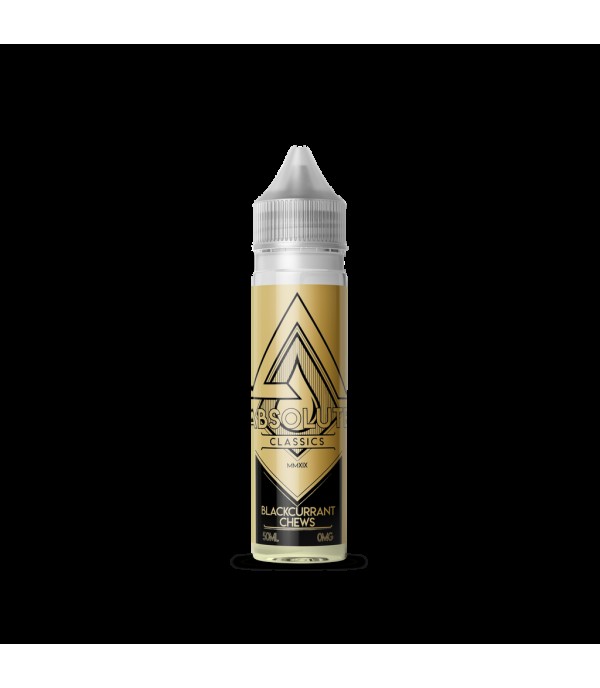 Absolute Classics Gold - Blackcurrant Chews Shortfill E-liquid (50ml)