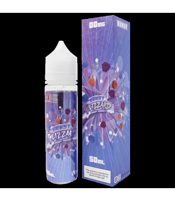 Burst Blizzard - Berry Brrrst Premium Shortfill E-Liquid (50ml)