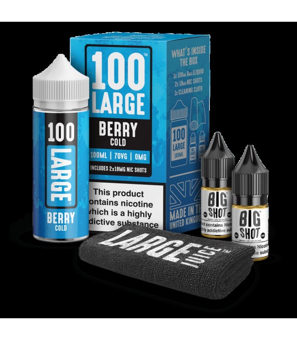 100 Large - Berry Cold Shortfill E-Liquid (100ml)