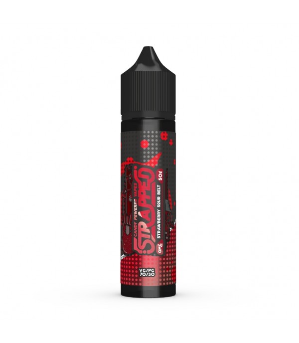 Strapped - Strawberry Sour Belt Shortfill E-Liquid (50ml)