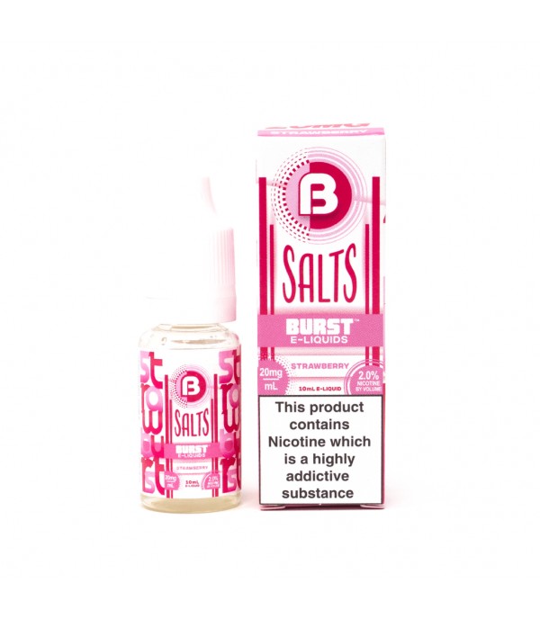 Burst Salts - Straw Burst 10ml Nic Salt E-Liquid