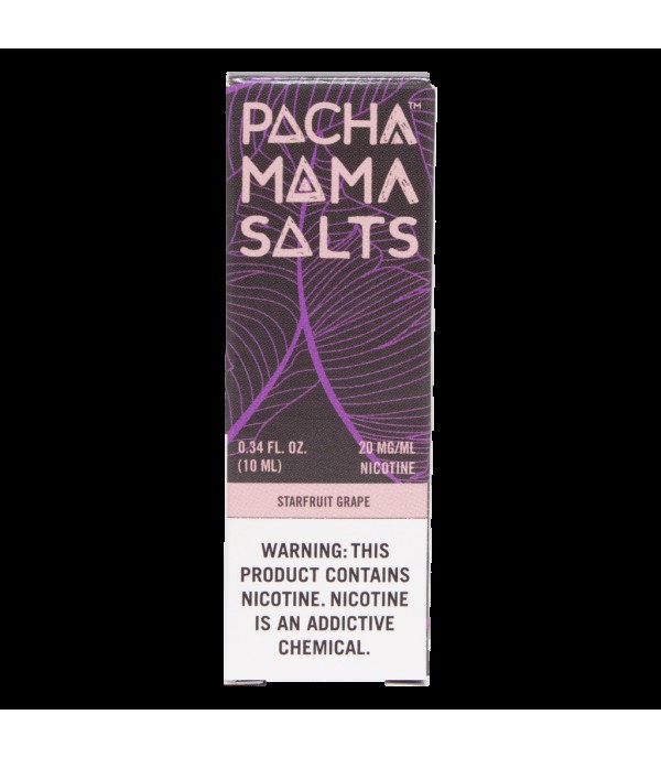 Pacha Mama Nic Salt E-Liquids - Starfruit Grape - 10ml