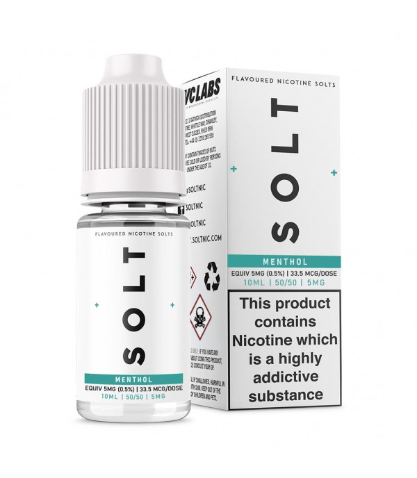 Solt E-Liquids - Menthol - 10ml